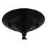 GLOBOSTAR® HARROW 01571 Vintage Κρεμαστό Φωτιστικό Οροφής με Ντουί 1 x E27 AC 220-240V IP20 - Μαύρο - Μ33 x Π33 x Υ32cm
