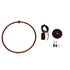 GloboStar® OMICRON 01579 Μοντέρνο Κρεμαστό Φωτιστικό Ανάρτηση Μονόφωτο 1 x E27 IP20 Χάλκινο Μέταλλο - Μ33 x Π4 x Υ33cm - ledmania.gr