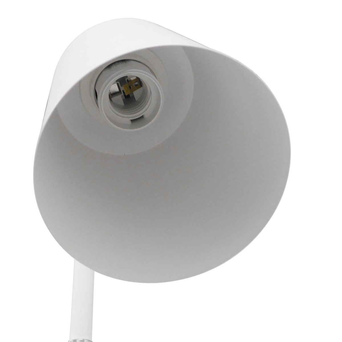 GloboStar® RIBBON 01586 Μοντέρνο Φωτιστικό Δαπέδου Μονόφωτο 1 x E27 Λευκό Μεταλλικό Καμπάνα με Εφέ Ξύλου D13 x H164cm - ledmania.gr