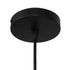 GLOBOSTAR® KAIRI 01618 Μοντέρνο Κρεμαστό Φωτιστικό Οροφής με Ντουί 1 x E27 AC 220-240V IP20 - Μαύρο & Λευκό - Μ38 x Π38 x Υ39cm - ledmania.gr
