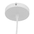 GLOBOSTAR® KAIRI 01619 Μοντέρνο Κρεμαστό Φωτιστικό Οροφής με Ντουί 1 x E27 AC 220-240V IP20 - Λευκό - Μ38 x Π38 x Υ39cm - ledmania.gr