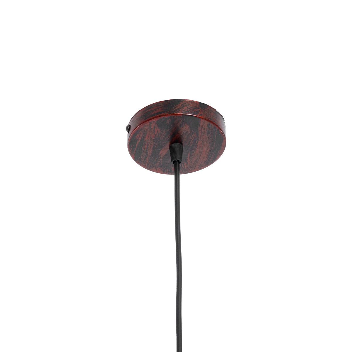 GLOBOSTAR® KAIRI 01623 Μοντέρνο Κρεμαστό Φωτιστικό Οροφής με Ντουί 1 x E27 AC 220-240V IP20 - Χάλκινο & Λευκό - Μ38 x Π38 x Y38cm - ledmania.gr