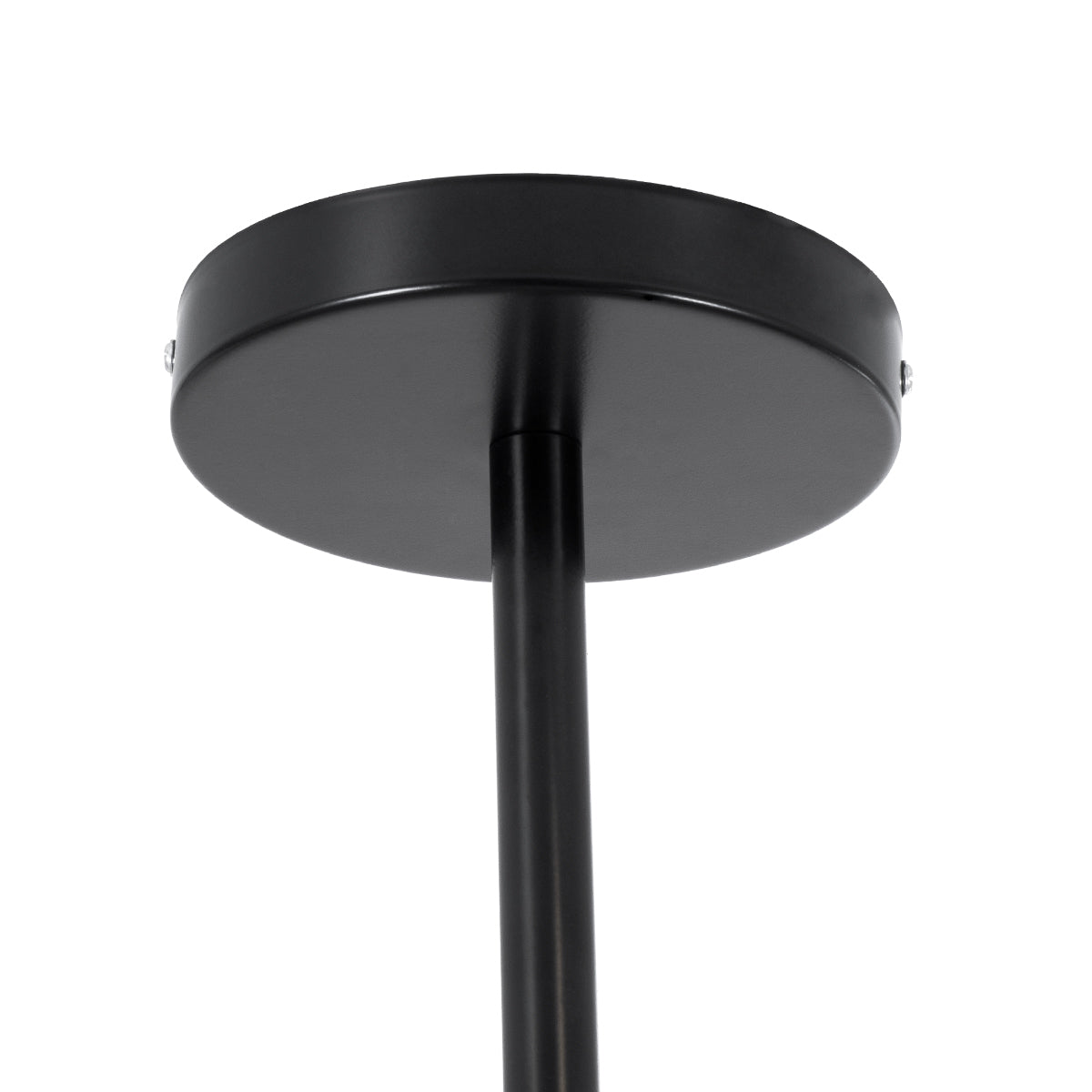 GLOBOSTAR® SENTINEL 01636 Μοντέρνο Φωτιστικό Οροφής με Ντουί 10 x E27 AC 220-240V IP20 - Μαύρο & Διάφανο - Μ105 x Π80 x Υ90cm