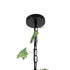 GLOBOSTAR® NEST 01640 Vintage Κρεμαστό Φωτιστικό Οροφής με Ντουί 1 x E27 AC 220-240V IP20 - Μαύρο & Πράσινο - Μ48 x Π38 x Υ40cm - ledmania.gr