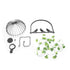 GLOBOSTAR® NEST 01640 Vintage Κρεμαστό Φωτιστικό Οροφής με Ντουί 1 x E27 AC 220-240V IP20 - Μαύρο & Πράσινο - Μ48 x Π38 x Υ40cm - ledmania.gr