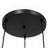 GLOBOSTAR® LITTLE MAN 01655 Μοντέρνο Κρεμαστό Φωτιστικό Οροφής με Ντουί 3 x E27 AC 220-240V IP20 - Μαύρο - Μ45 x Π45 x Υ40cm