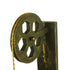 GLOBOSTAR® RYDON 01659 Vintage Φωτιστικό Τοίχου - Απλίκα με Ντουί 1 x E27 AC 220-240V IP20 - Μπρούτζινο Εφέ Σκουριάς - Μ15 x Π24 x Υ70cm - ledmania.gr