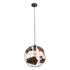 GLOBOSTAR® EARTH 01662 Vintage Κρεμαστό Φωτιστικό Οροφής με Ντουί 1 x E27 AC 220-240V IP20 - Χάλκινο - Μ30 x Π30 x Y30cm