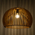 GLOBOSTAR® SCANDINAVIA 01699 Boho Κρεμαστό Φωτιστικό Οροφής με Ντουί 1 x E27 AC 220-240V IP20 - Μπεζ - Μ44 x Π44 x Υ28cm