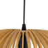 GLOBOSTAR® SCANDINAVIA 01699 Boho Κρεμαστό Φωτιστικό Οροφής με Ντουί 1 x E27 AC 220-240V IP20 - Μπεζ - Μ44 x Π44 x Υ28cm