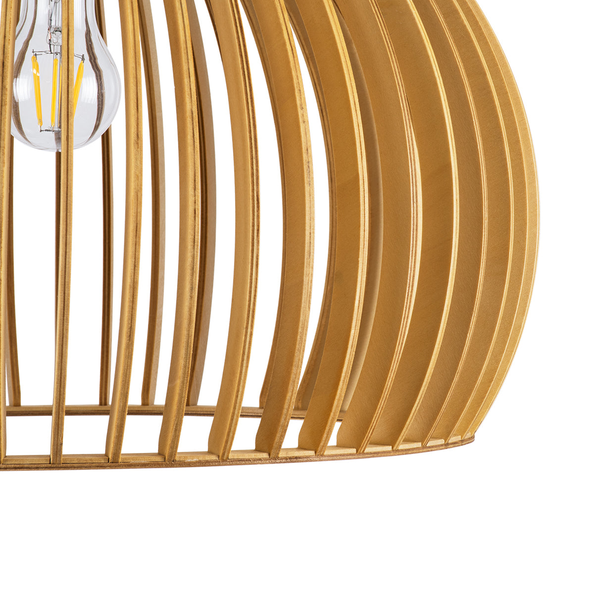 GLOBOSTAR® SCANDINAVIA 01699 Boho Κρεμαστό Φωτιστικό Οροφής με Ντουί 1 x E27 AC 220-240V IP20 - Μπεζ - Μ44 x Π44 x Υ28cm