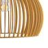GLOBOSTAR® SCANDINAVIA 01699 Boho Κρεμαστό Φωτιστικό Οροφής με Ντουί 1 x E27 AC 220-240V IP20 - Μπεζ - Μ44 x Π44 x Υ28cm