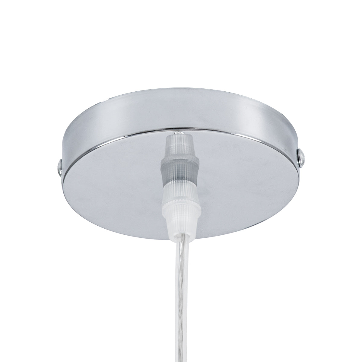 GLOBOSTAR® CUBA 01715 Boho Κρεμαστό Φωτιστικό Οροφής με Ντουί 1 x E27 AC 220-240V IP20 - Μπεζ - Μ33 x Π33 x Υ25cm - ledmania.gr
