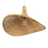 GloboStar® CUBA 01717 Boho Κρεμαστό Φωτιστικό Ανάρτηση Μονόφωτο 1 x E27 IP20 Μπεζ Ξύλο - Μ43 x Π43 x Y30cm - ledmania.gr