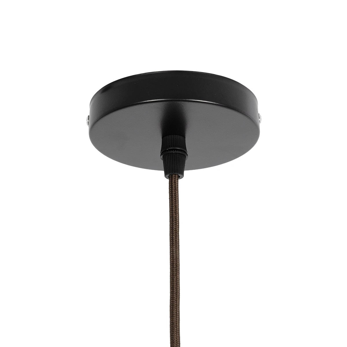 GLOBOSTAR® CUBA 01718 Boho Κρεμαστό Φωτιστικό Οροφής με Ντουί 1 x E27 AC 220-240V IP20 - Καφέ - Μ43 x Π40 x Y28cm