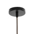 GLOBOSTAR® CUBA 01718 Boho Κρεμαστό Φωτιστικό Οροφής με Ντουί 1 x E27 AC 220-240V IP20 - Καφέ - Μ43 x Π40 x Y28cm