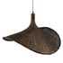 GLOBOSTAR® CUBA 01722 Boho Κρεμαστό Φωτιστικό Οροφής με Ντουί 1 x E27 AC 220-240V IP20 - Καφέ - Μ63 x Π63 x Υ32cm