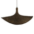 GLOBOSTAR® CUBA 01722 Boho Κρεμαστό Φωτιστικό Οροφής με Ντουί 1 x E27 AC 220-240V IP20 - Καφέ - Μ63 x Π63 x Υ32cm
