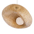 GloboStar® CARIBBEAN 01724 Boho Κρεμαστό Φωτιστικό Ανάρτηση Μονόφωτο 1 x E27 IP20 Μπεζ Ξύλο - Μ60 x Π60 x Υ38cm - ledmania.gr