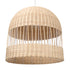 GLOBOSTAR® LUCIA 01726 Boho Κρεμαστό Φωτιστικό Οροφής με Ντουί 1 x E27 AC 220-240V IP20 - Μπεζ - Μ60 x Π60 x Y60cm - ledmania.gr