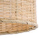 GloboStar® BORA-BORA 01735 Boho Κρεμαστό Φωτιστικό Καμπάνα Μονόφωτο 1 x E27 IP20 Μπεζ Ξύλο - Μ42 x Π42 x Y44cm - ledmania.gr