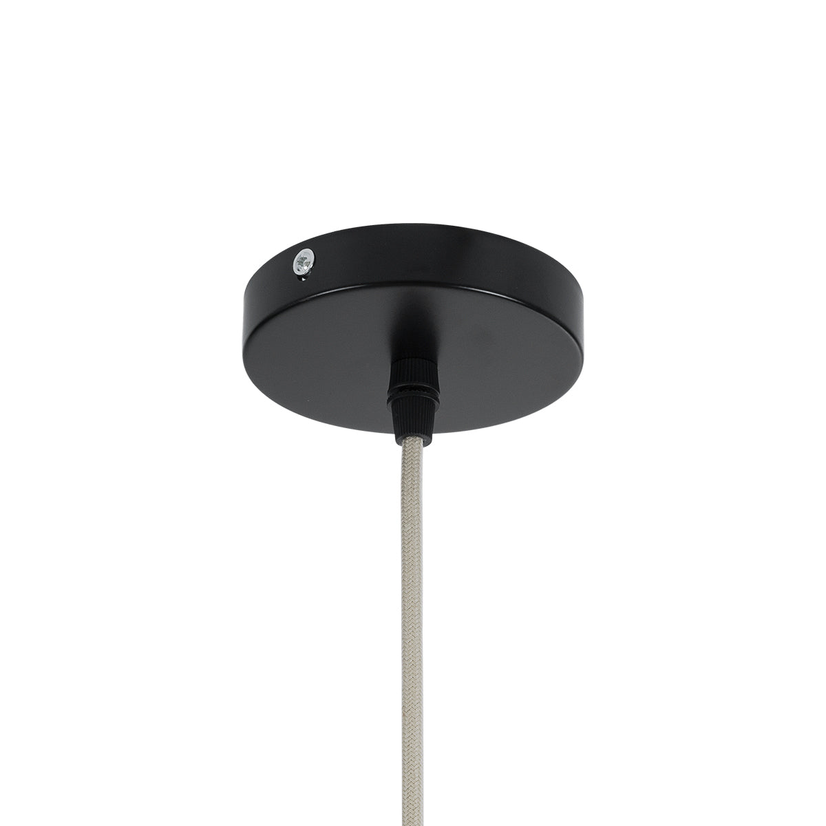 GLOBOSTAR® ALOHA 01751 Boho Κρεμαστό Φωτιστικό Οροφής με Ντουί 1 x E27 AC 220-240V IP20 - Μπεζ - Μ45 x Π45 x Υ48cm - ledmania.gr