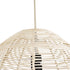 GLOBOSTAR® ALOHA 01751 Boho Κρεμαστό Φωτιστικό Οροφής με Ντουί 1 x E27 AC 220-240V IP20 - Μπεζ - Μ45 x Π45 x Υ48cm - ledmania.gr