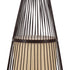 GloboStar® AZORES 01756 Boho Επιδαπέδιο Φωτιστικό Μονόφωτο 1 x E27 IP20 Καφέ & Μπεζ Ξύλο - Μ40 x Π40 x Υ150cm - ledmania.gr