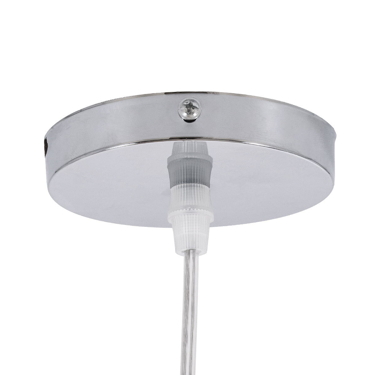 GloboStar® CUBA 01769 Boho Κρεμαστό Φωτιστικό Ανάρτηση Μονόφωτο 1 x E27 IP20 Μπεζ Ξύλο - Μ100 x Π100 x Υ55cm - ledmania.gr