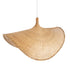 GloboStar® CUBA 01769 Boho Κρεμαστό Φωτιστικό Ανάρτηση Μονόφωτο 1 x E27 IP20 Μπεζ Ξύλο - Μ100 x Π100 x Υ55cm - ledmania.gr