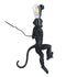 GLOBOSTAR® APES 01804 Μοντέρνο Φωτιστικό Τοίχου - Απλίκα με Ντουί 1 x E27 AC 220-240V IP20 - Μαύρο - Μ34 x Π31 x Υ61cm - ledmania.gr