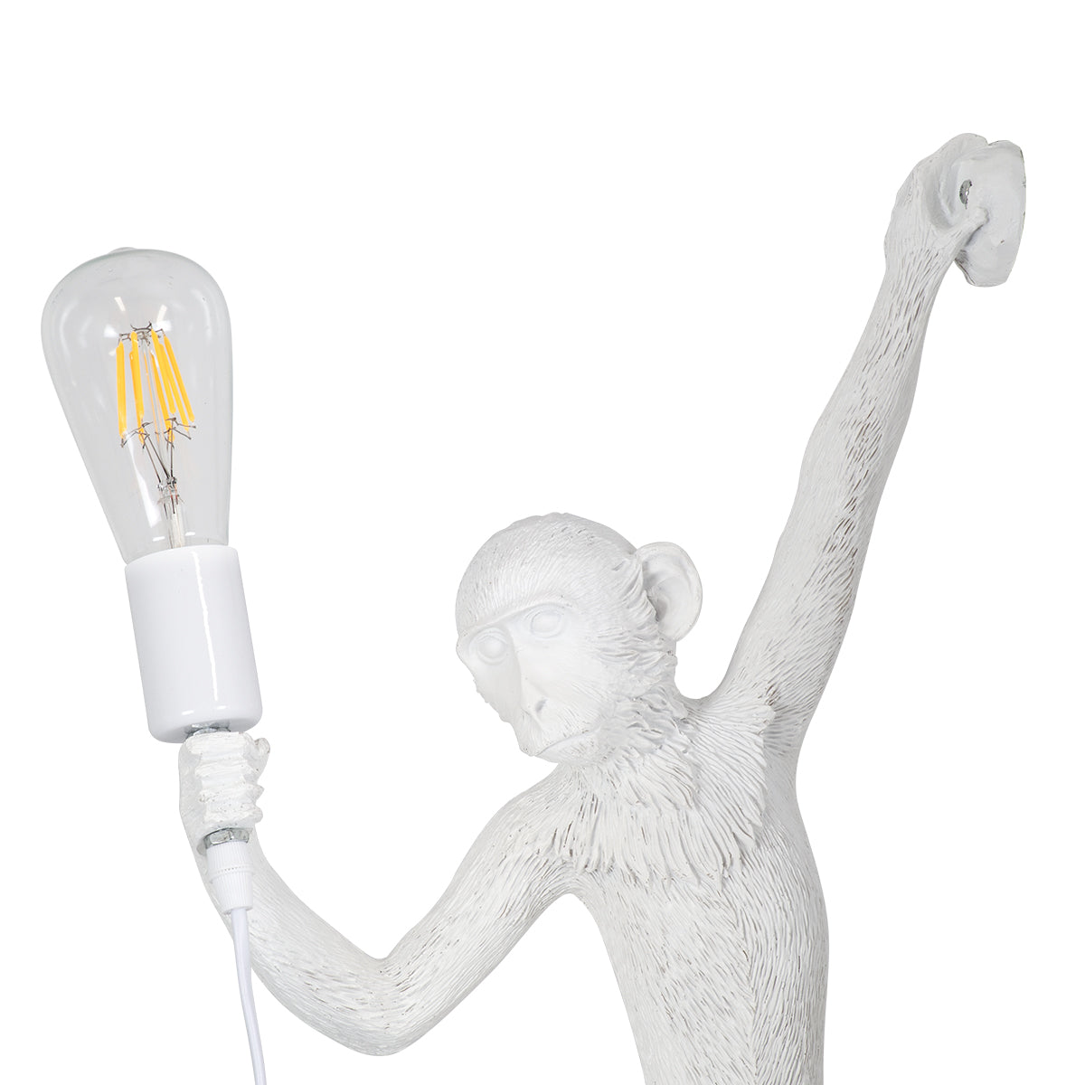 GLOBOSTAR® APES 01805 Μοντέρνο Φωτιστικό Τοίχου - Απλίκα με Ντουί 1 x E27 AC 220-240V IP20 - Μαύρο - Μ34 x Π31 x Υ61cm - ledmania.gr