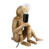 GLOBOSTAR® APES 01809 Μοντέρνο Επιτραπέζιο Φωτιστικό Πορτατίφ με Ντουί 1 x E27 AC 220-240V IP20 - Χρυσό - Μ30 x Π27 x Υ30cm - ledmania.gr