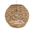 GLOBOSTAR® MANGATA 01851 Boho Κρεμαστό Φωτιστικό Οροφής με Ντουί 1 x E27 AC 220-240V IP20 - Μπεζ Καφέ - Μ60 x Π60 x Υ50cm - ledmania.gr