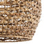 GLOBOSTAR® MANGATA 01851 Boho Κρεμαστό Φωτιστικό Οροφής με Ντουί 1 x E27 AC 220-240V IP20 - Μπεζ Καφέ - Μ60 x Π60 x Υ50cm - ledmania.gr
