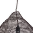 GloboStar® KENTUCKY 01867 Vintage Κρεμαστό Φωτιστικό Οροφής Μονόφωτο 1 x E27 AC220-240V IP20 - Φ60 x Υ50cm - Σκούρο Καφέ Μεταλλικό Πλέγμα - 5 Χρόνια Εγγύηση - ledmania.gr