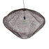 GloboStar® KENTUCKY 01869 Vintage Κρεμαστό Φωτιστικό Οροφής Μονόφωτο 1 x E27 AC220-240V IP20 - Φ90 x Υ70cm - Σκούρο Καφέ Μεταλλικό Πλέγμα - 5 Χρόνια Εγγύηση - ledmania.gr