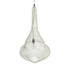 GloboStar® KENTUCKY 01874 Vintage Κρεμαστό Φωτιστικό Οροφής Μονόφωτο 1 x E27 AC220-240V IP20 - Φ50 x Υ90cm - Μπεζ Εκρού Μεταλλικό Πλέγμα - 5 Χρόνια Εγγύηση - ledmania.gr