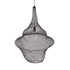 GloboStar® KENTUCKY 01875 Vintage Κρεμαστό Φωτιστικό Οροφής Μονόφωτο 1 x E27 AC220-240V IP20 - Φ50 x Υ90cm - Σκούρο Καφέ Μεταλλικό Πλέγμα - 5 Χρόνια Εγγύηση - ledmania.gr