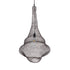 GloboStar® KENTUCKY 01875 Vintage Κρεμαστό Φωτιστικό Οροφής Μονόφωτο 1 x E27 AC220-240V IP20 - Φ50 x Υ90cm - Σκούρο Καφέ Μεταλλικό Πλέγμα - 5 Χρόνια Εγγύηση - ledmania.gr
