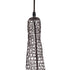 GloboStar® KENTUCKY 01875 Vintage Κρεμαστό Φωτιστικό Οροφής Μονόφωτο 1 x E27 AC220-240V IP20 - Φ50 x Υ90cm - Σκούρο Καφέ Μεταλλικό Πλέγμα - 5 Χρόνια Εγγύηση - ledmania.gr
