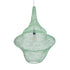 GloboStar® KENTUCKY 01876 Vintage Κρεμαστό Φωτιστικό Οροφής Μονόφωτο 1 x E27 AC220-240V IP20 - Φ50 x Υ90cm - Τιρκουάζ Μεταλλικό Πλέγμα - 5 Χρόνια Εγγύηση - ledmania.gr