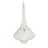 GloboStar® KENTUCKY 01877 Vintage Κρεμαστό Φωτιστικό Οροφής Μονόφωτο 1 x E27 AC220-240V IP20 - Φ80 x Υ140cm - Μπεζ Εκρού Μεταλλικό Πλέγμα - 5 Χρόνια Εγγύηση - ledmania.gr