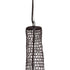 GloboStar® KENTUCKY 01878 Vintage Κρεμαστό Φωτιστικό Οροφής Μονόφωτο 1 x E27 AC220-240V IP20 - Φ80 x Υ140cm - Σκούρο Καφέ Μεταλλικό Πλέγμα - 5 Χρόνια Εγγύηση - ledmania.gr