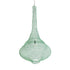 GloboStar® KENTUCKY 01879 Vintage Κρεμαστό Φωτιστικό Οροφής Μονόφωτο 1 x E27 AC220-240V IP20 - Φ80 x Υ140cm - Τιρκουάζ Μεταλλικό Πλέγμα - 5 Χρόνια Εγγύηση - ledmania.gr