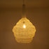 GloboStar® KENTUCKY 01883 Vintage Κρεμαστό Φωτιστικό Οροφής Μονόφωτο 1 x E27 AC220-240V IP20 - Φ60 x Υ90cm - Μπεζ Εκρού Μεταλλικό Πλέγμα - 5 Χρόνια Εγγύηση - ledmania.gr