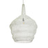 GloboStar® KENTUCKY 01883 Vintage Κρεμαστό Φωτιστικό Οροφής Μονόφωτο 1 x E27 AC220-240V IP20 - Φ60 x Υ90cm - Μπεζ Εκρού Μεταλλικό Πλέγμα - 5 Χρόνια Εγγύηση - ledmania.gr