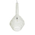 GloboStar® KENTUCKY 01883 Vintage Κρεμαστό Φωτιστικό Οροφής Μονόφωτο 1 x E27 AC220-240V IP20 - Φ60 x Υ90cm - Μπεζ Εκρού Μεταλλικό Πλέγμα - 5 Χρόνια Εγγύηση - ledmania.gr