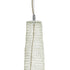 GloboStar® KENTUCKY 01883 Vintage Κρεμαστό Φωτιστικό Οροφής Μονόφωτο 1 x E27 AC220-240V IP20 - Φ60 x Υ90cm - Μπεζ Εκρού Μεταλλικό Πλέγμα - 5 Χρόνια Εγγύηση - ledmania.gr
