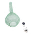 GloboStar® KENTUCKY 01885 Vintage Κρεμαστό Φωτιστικό Οροφής Μονόφωτο 1 x E27 AC220-240V IP20 - Φ60 x Υ90cm - Τιρκουάζ Μεταλλικό Πλέγμα - 5 Χρόνια Εγγύηση - ledmania.gr